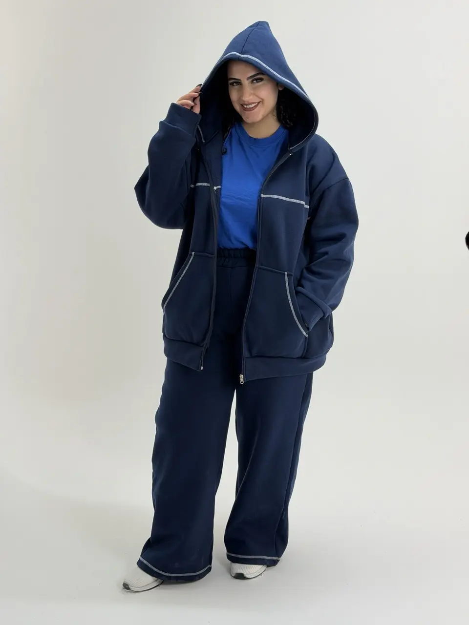 ست سویشرت شلوار سایزبزرگ اروس